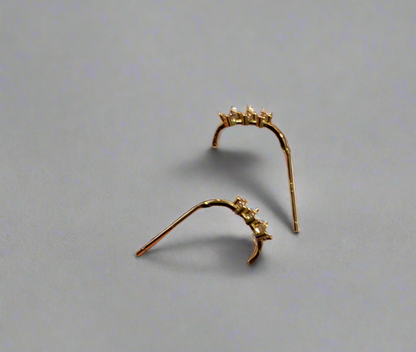 925 sterling silver zircon stud earrings for office and daily wear – affordable and minimalist.