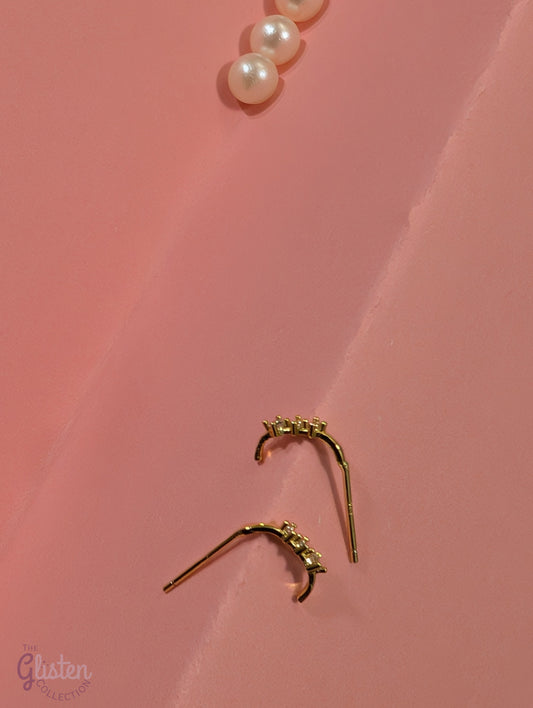 925 sterling silver zircon stud earrings for office and daily wear – affordable and minimalist.